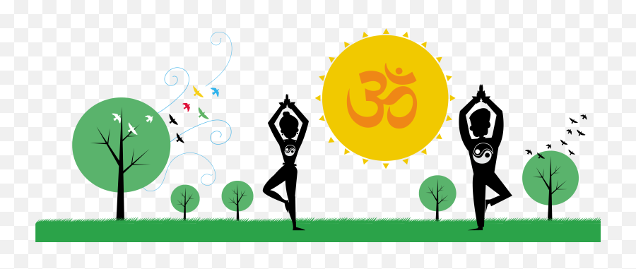 7 Yoga Poses For Better Thinking - Yoga Cartoon Banner Png,Yoga Transparent