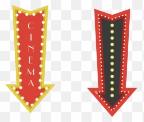 Neon Light Arrow Png Clipart - With Lights