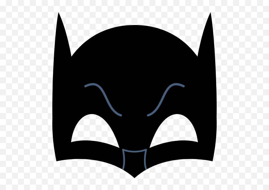 Batman Mask Graphic Picmonkey Graphics - Clip Art Png,Batman Mask Png