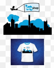 Modern Bold T - shirt Design For Jmt Nordic As In Norway Blank White Shirt png