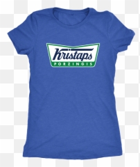 Kristaps Porzingis Donut Logo Womenu0027s Triblend T - Shirt Active Shirt Png,Donut Logo