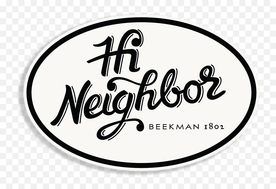 Hi Neighbor Car Decal - Calligraphy Png,Hello Neighbor Png