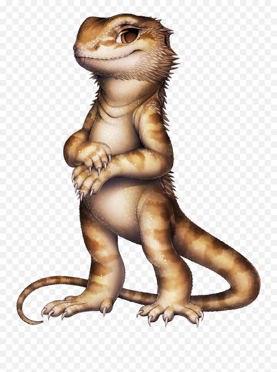 Download Bearded Dragon Furvilla Hd - Cute Bearded Dragon Vector Png,Bearded Dragon Png