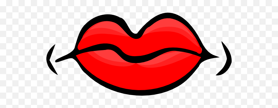Red Lips Clip Art - Things That Are Red Clipart Png,Lipstick Clipart Png