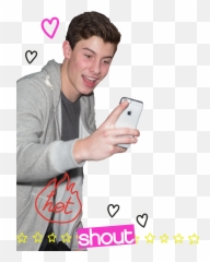 Take A Selfie With - Phone Is Shawn Mendes Using Png,Shawn Mendes Png