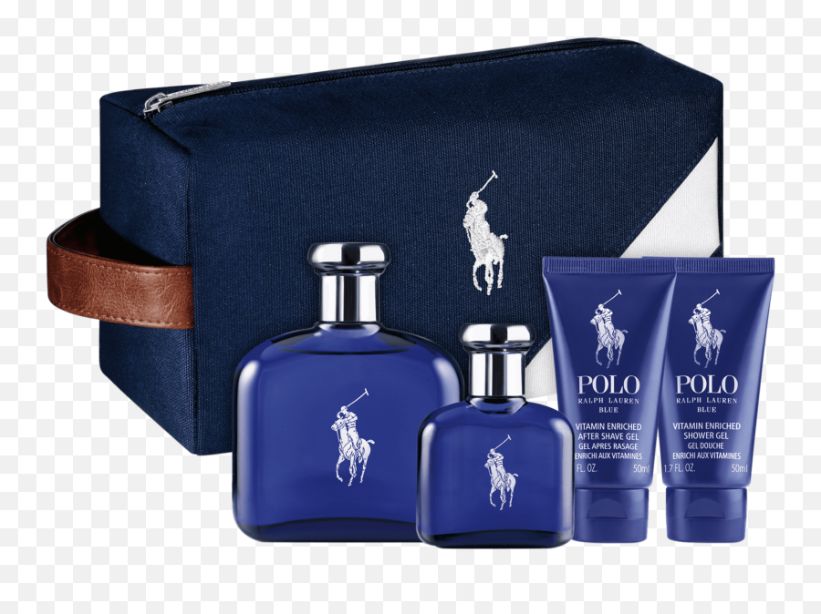 Download Perfume Ralph Lauren Blue Feminino - Kit Polo Blue Polo Black Gift  Set Png,Ralph Lauren Logo Png - free transparent png images 