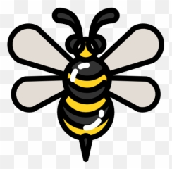 Honey Bee Waggle - Clip Art Png,Honey Bee Png