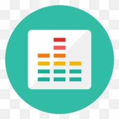 Equalizer Icon - Ícone Botão Equalizador Png Vermelho