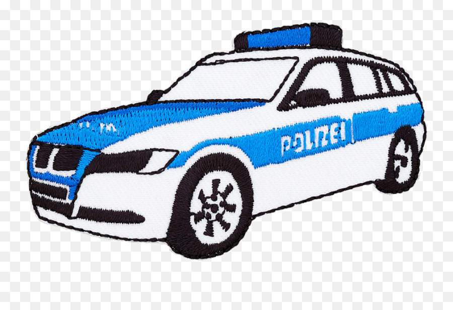 Motif Police Car - Applikation Polizeiauto Png,Police Car Transparent