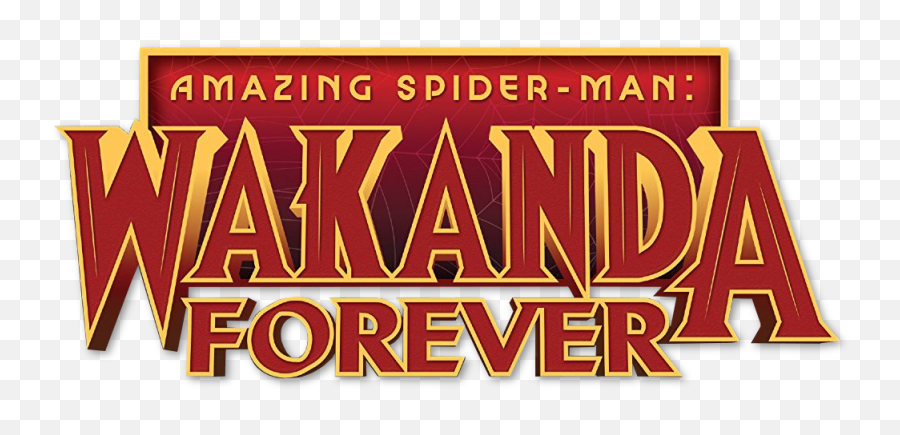 Download Hd Amazing Spider - Man Wakanda Forever Logo The Horizontal Png,Amazing Png