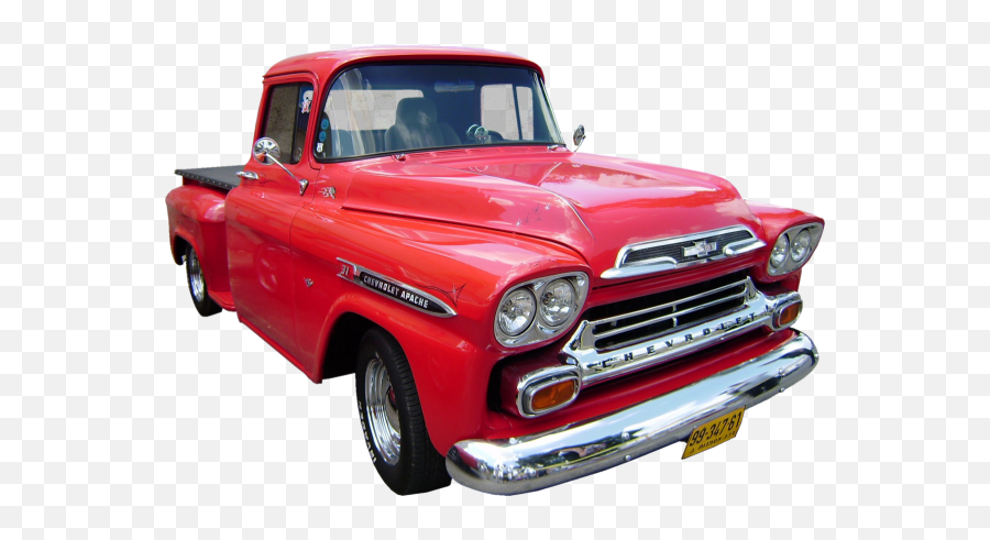 Download Hd 1955 - 1959 Classic Pick Up Truck Png 55 Chevy Truck Png,Red Truck Png