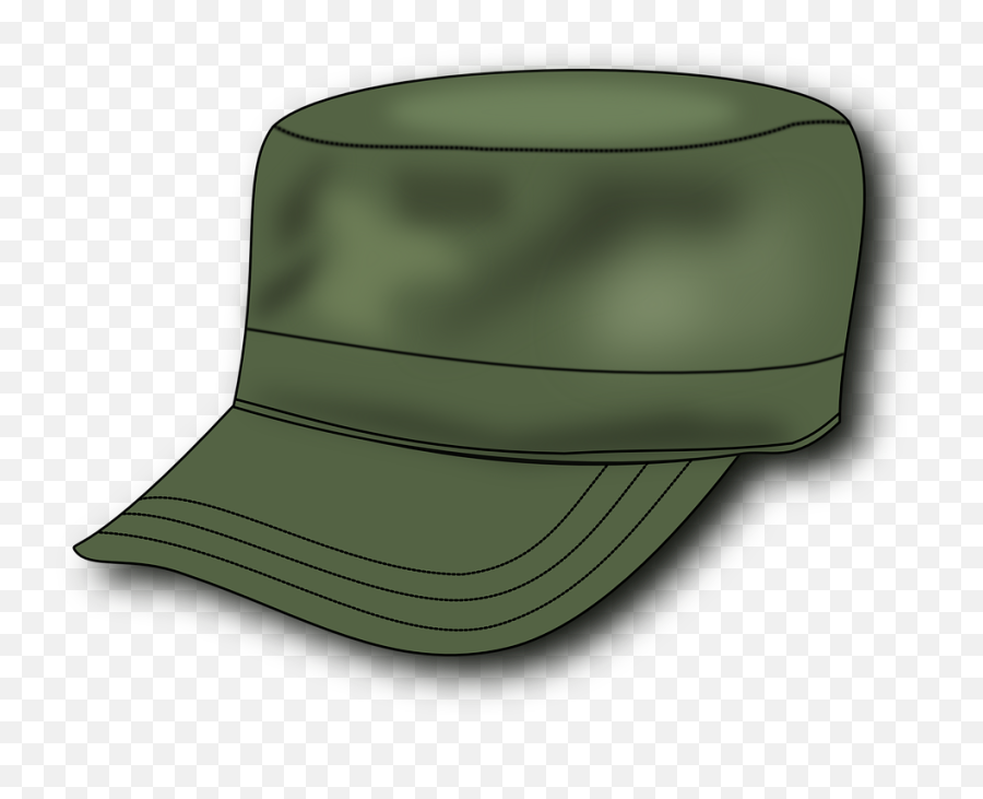 Green Camouflage - Military Hat Clipart Png,Army Hat Png