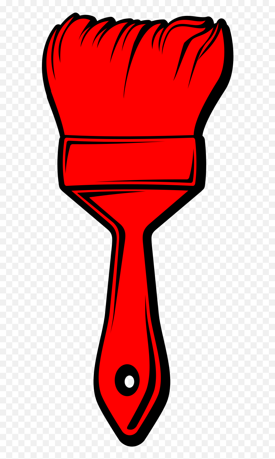 Red Paint Brush Svg Vector Clip Art - Svg Png,Red Paint Png