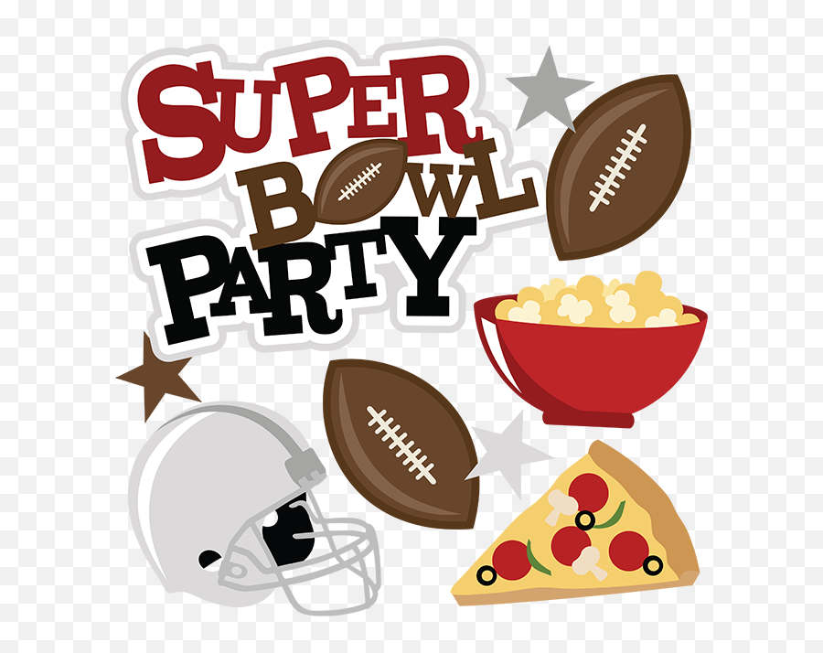Super Bowl 50 Png - Super Bowl Party Svg Scrapbook Transparent Super Bowl Clip Art,Super Bowl Png