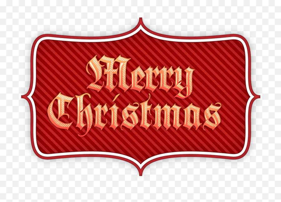 Merry Christmas Label - Horizontal Png,Merry Christmas Banner Png