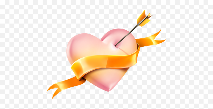 Heart Arrow Png Photo Arts - Pink Heart Arrow Png,Bow And Arrow Transparent Background