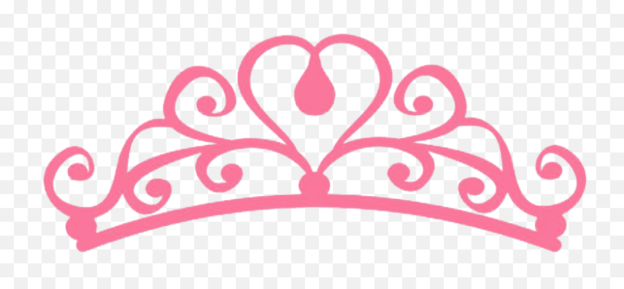 pink princess crowns png