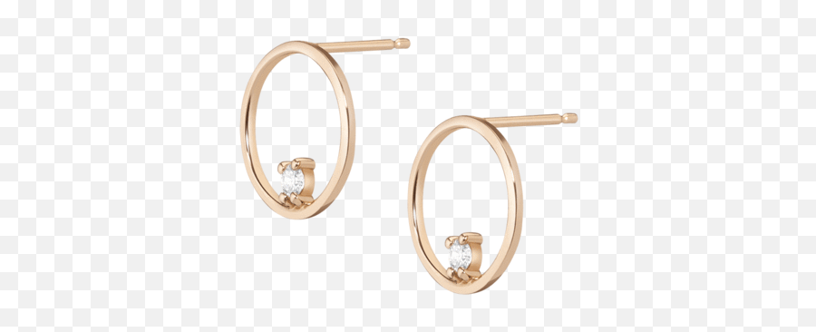 Floating Diamond Hoop Earrings - Solid Png,Hoop Earrings Png