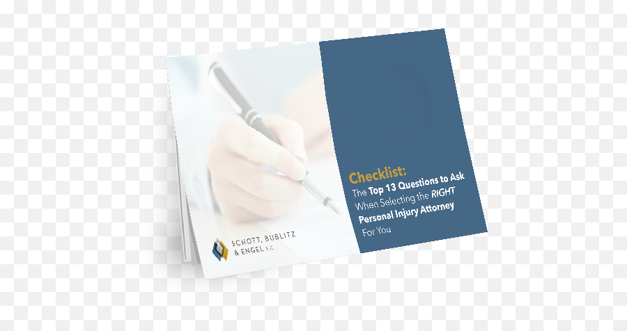 Questions To Ask When Selecting The Right Personal Injury Png Checklist