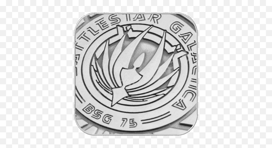 Keychain Bsg 75 - Emblem Png,Battlestar Galactica Logos