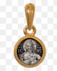 Icon Pendant U201cthe Lord Almighty Theotokos Assuntau201d - Christ Pantocrator png