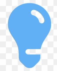 Tropical Blue Light Bulb 5 Icon - Free tropical Icon Lightbulb Blue png