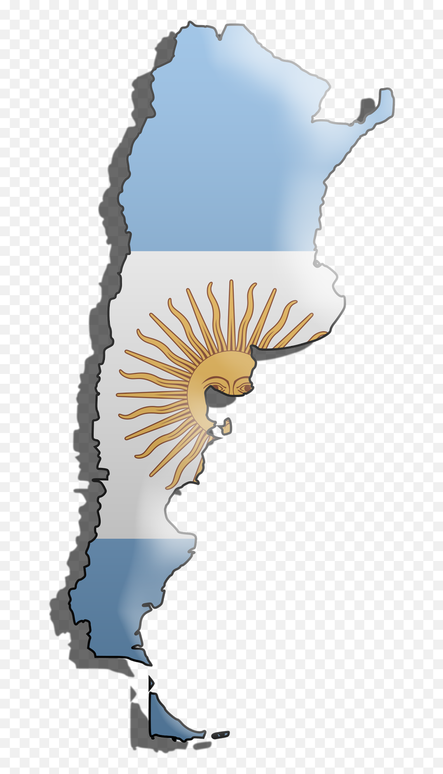 Download Wallpapers Flag Of Argentina - Argentina Flag Hd Clipart Map Of Argentina Png,Argentina Flag Png
