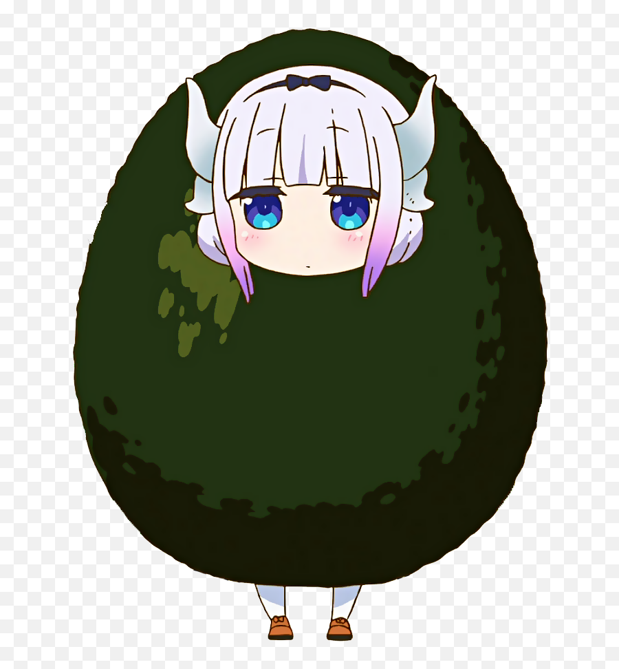 Transparent Dragon Avocado Miss Kobayashiu0027s Maid - Kanna Chibi Miss Kobayashi Png,Kanna Kamui Png