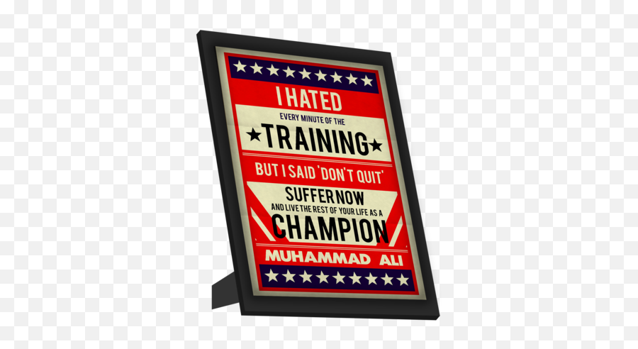 Muhammad Ali - Poster Frame Png,Muhammad Ali Cultural Icon