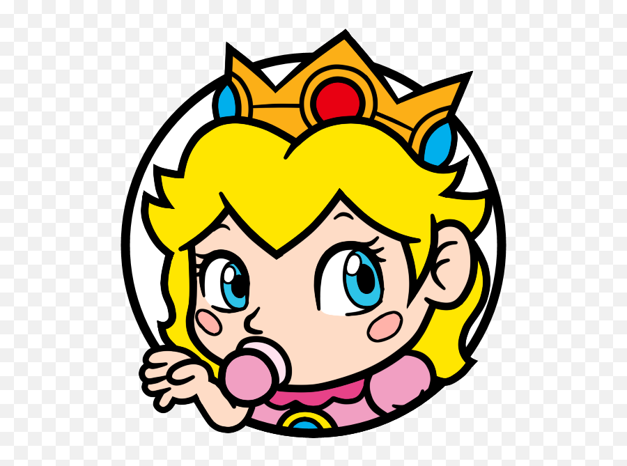 Klunsgod Twitter Baby Peach Icon Again She Only Has - Baby Peach Icon In Mario Png,Peach Icon Png