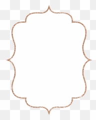 Round Gold Frame Png - Motif Transparent Cartoon Jingfm