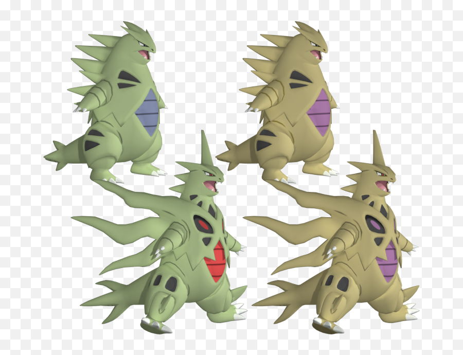 3ds - Pokemon Tyranitar 3d Model Png,Tyranitar Png