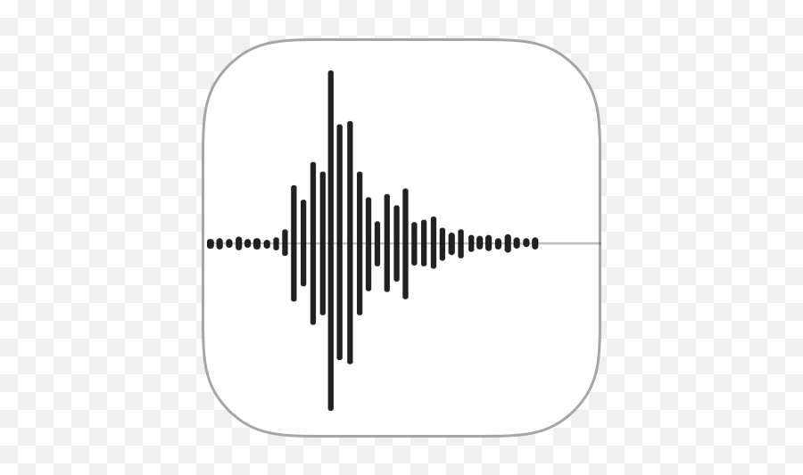 Voice Memos Icon 512x512px Png - Iphone Voice Memo Icon,Ios Icon Png