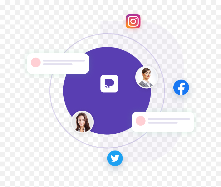 Best Social Media Management Tool Practina - Dot Png,Personalized Marketing Icon