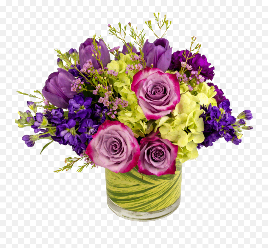 Shades Of Purple Bouquet - Floribunda Png,Bouquet Of Flowers Png