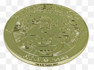 Super Limited Edition Simko Gpk 24kt Gold Plated Variation Coin Only - Solid png