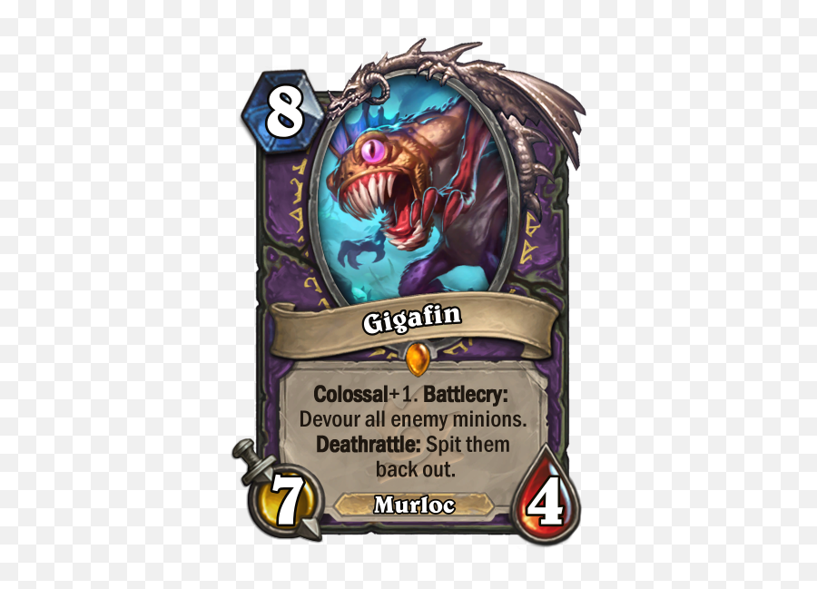 New Warlock Legendary Card Revealed - Gigafin News Hearthpwn Am Mal Ganis I Am A Turtle Png,Kog'maw Icon