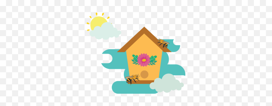 Spring Bee House Flat Icon Background Graphic By Soe Image - Language Png,Lose Icon
