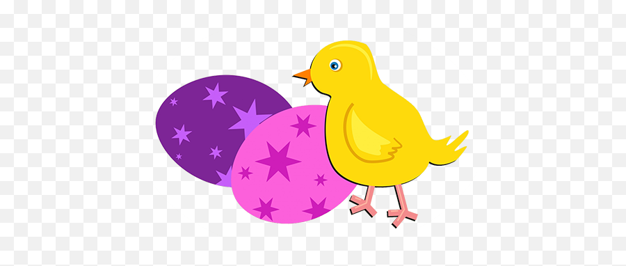 Download Chicken And Colore Easter Eggs - Color Chick Printable Easter Png,Chick Png