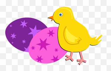 Download Chicken And Colore Easter Eggs - Color Chick Printable Easter Png,Chick Png
