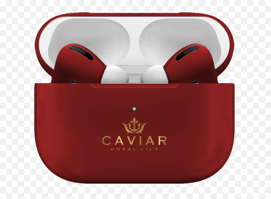 Caviar Airpods Pro Red - Caviar Airpods Pro Png,Airpods Transparent Png