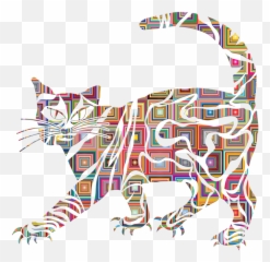 Catcute Catanimalpets Painted Catspuzzle Cat - Free Hewan Hitam Putih Keren Png,Cute Cat Png