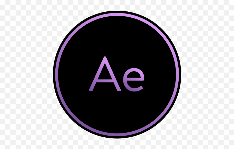 Aftereffects Icon - Circle Png,After Effects Logo Png