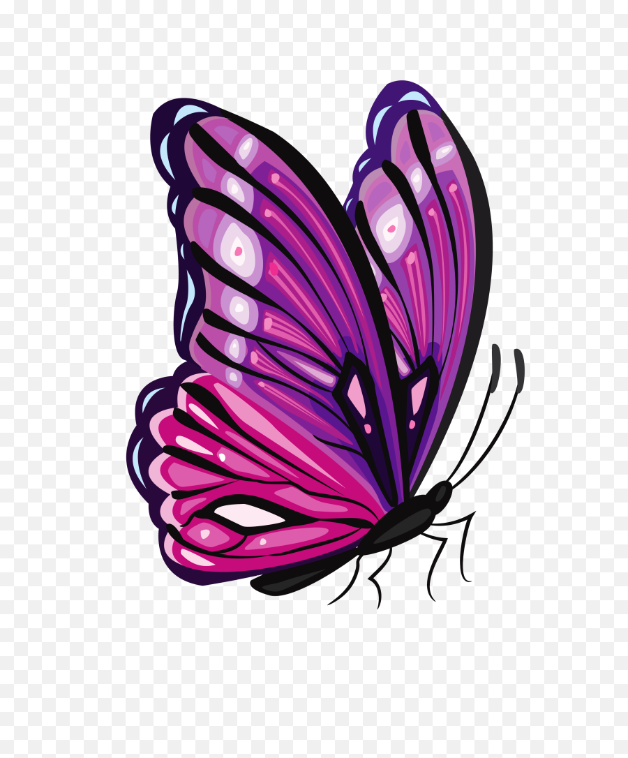 Purple Butterfly Png Clipart Picture - Purple Butterfly Png Clipart,Purple Butterfly Png