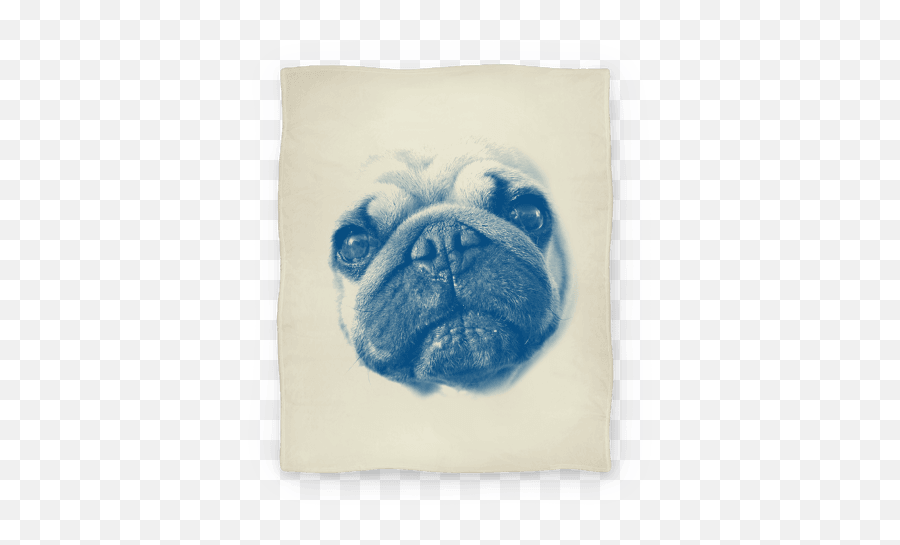 Pug Face Blankets - Pug Face Png,Pug Face Png