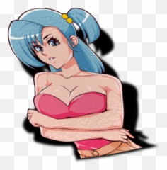 Bulma Peeker Sticker Full Size Png Download Seekpng - Bulma Peeker Sticker,Bulma Png