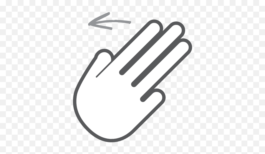 Gesture Hand Interactive Left Scroll Swipe Icon Png