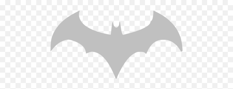 Silver Batman 12 Icon - Free Silver Batman Icons Transparent Batman Logo Silver Png,Bat Symbol Png