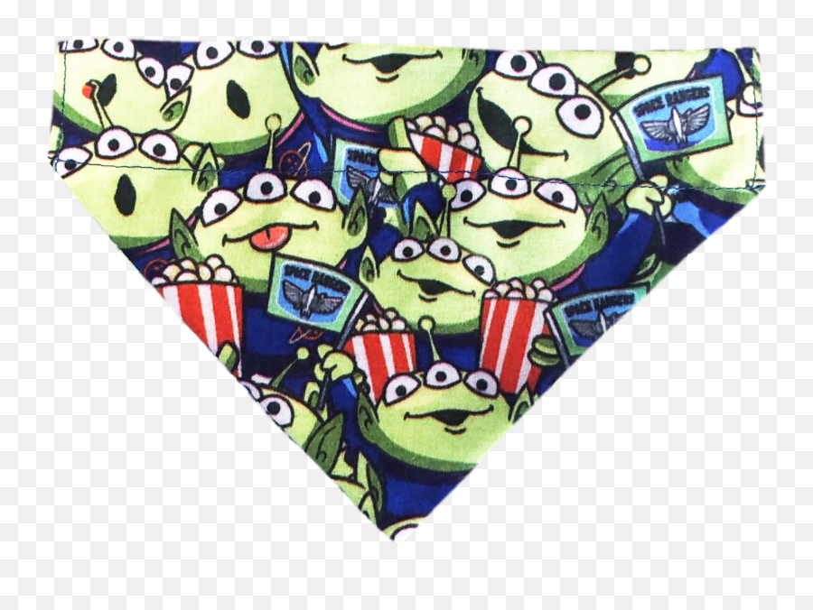 Alien Inspired Dog Scarf Pet Bandana Toy Story Puppy Accessories - Panties Png,Toy Story Aliens Png