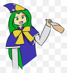 Mima Is Drinking - Cartoon png